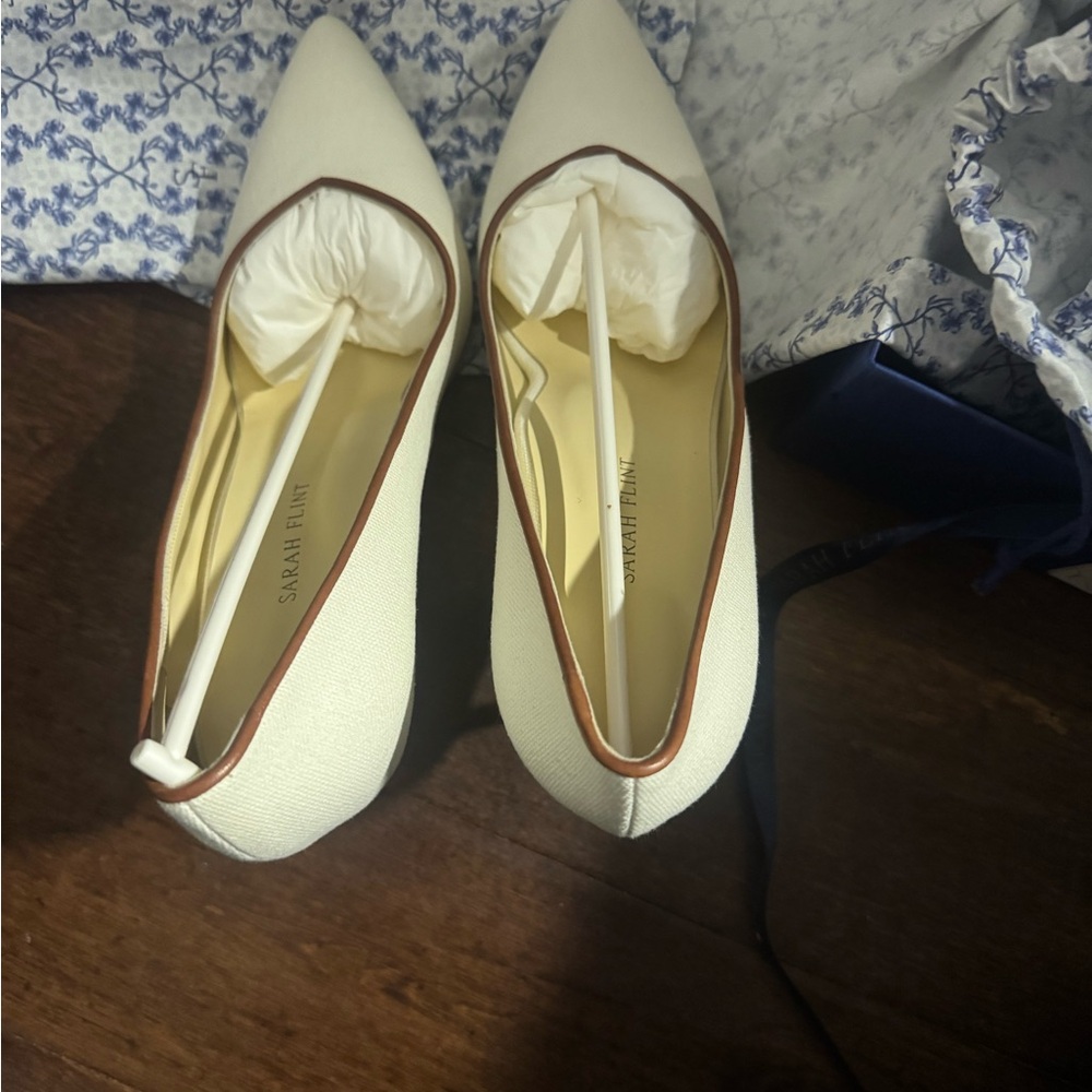 Sarah Flint Elegant Cream high Heels size 10